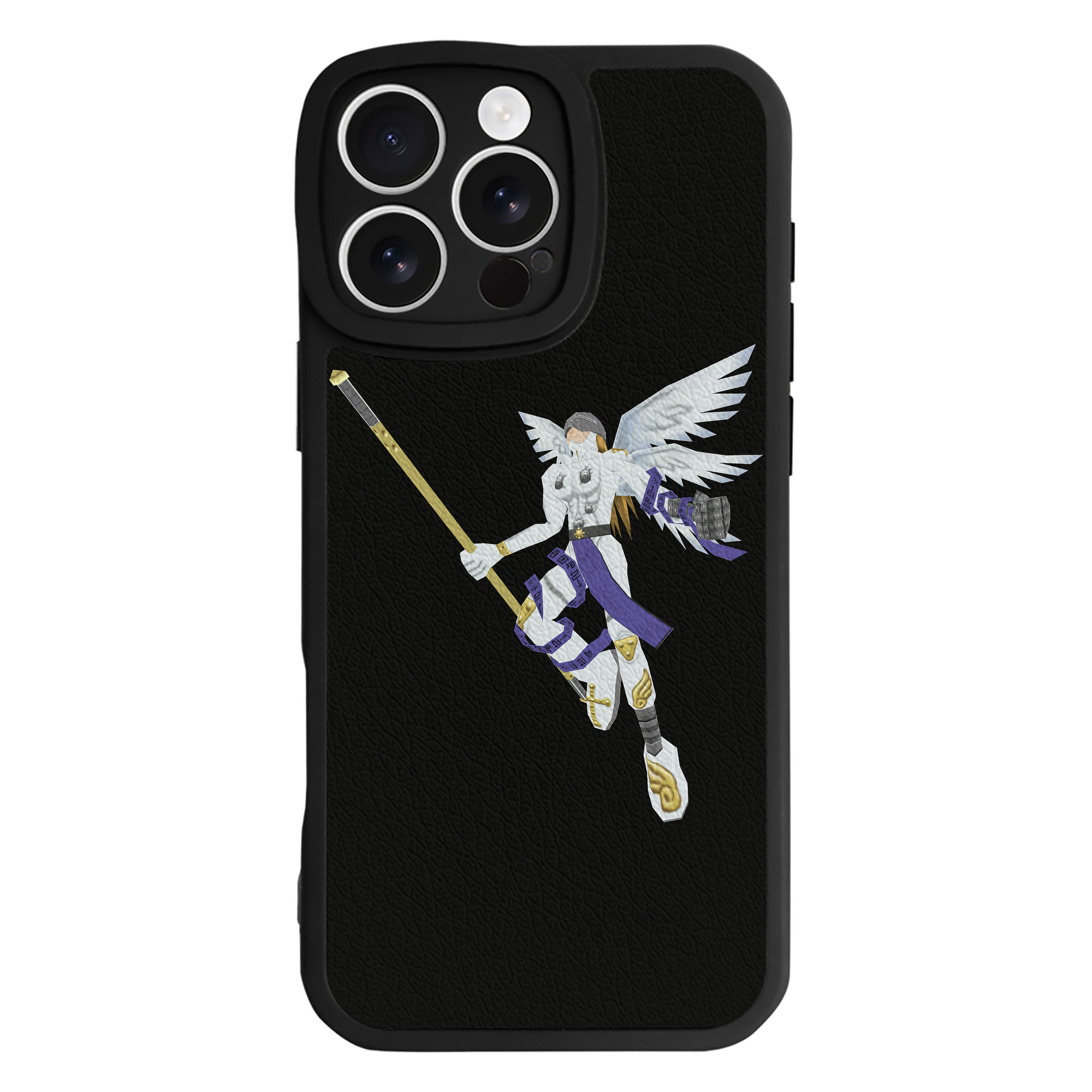 （画像用） Digimon デジタルモンスター/デジモン 【iPhone 16シリーズ対応】シリコンスマホケース（レザー調） 材質：シリコン